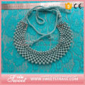 baby blue bead necklace for girls